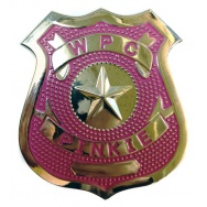 Значок Police Badge pink