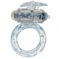 Вибро-кольцо эрекционное Flutter-ring Vibrating Ring Clear