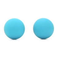 Голубые вагинальные шарики Silicone Ben Wa Balls
