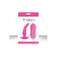 Анальная пробка Tinglers - Plug I с вибрацией розовая