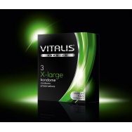 Презервативы увеличенного размера VITALIS premium №3 X-Large - 3 шт.