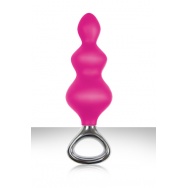 Анальная елочка Jolie Platinum Plug Large из силикона розовая