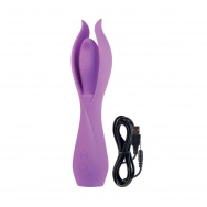 Вибромассажер с лепестками большой Lust by JOPEN L6 перезаряжаемый фиолетовый