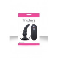 Анальная пробка Tinglers - Plug I с вибрацией черная
