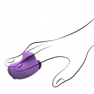 Фиолетовый вибро-перстень ARIES