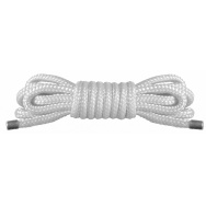 Белая нейлоновая верёвка для бандажа Japanese Mini