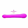 Пурпурный перезаряжаемый вибратор Pretty Love Intimate - 24,5 см.