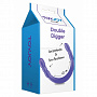 Фиолетовый двусторонний фаллоимитатор DOUBLE DIGGER DONG - 45 см.