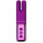 Фиолетовый двухмоторный мини-вибратор Le Wand Deux