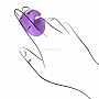 Фиолетовый вибро-перстень PYXIS