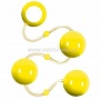 Желтые анальные шарики Renegade Pleasure Balls
