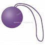 Фиолетовый вагинальный шарик Joyballs с петелькой