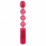 Розовый анальный многоскоростной вибратор Waterproof Flexible Anal Beads