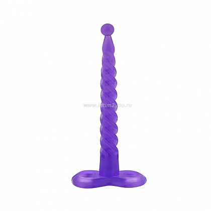 Фиолетовая силиконовая втулка-спираль - 15,2 см.