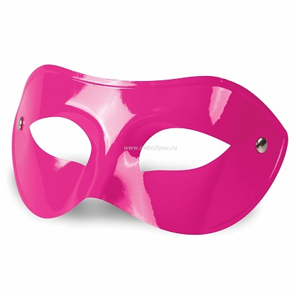 Розовая гладкая маска на глаза