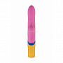 Розовый вибратор Copy с клиторальным отростком - 23 см.