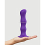 Фиолетовая насадка Strap-On-Me Dildo Geisha Balls size XL