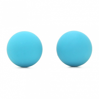 Голубые вагинальные шарики Silicone Ben Wa Balls