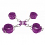Фиолетовый комплект оков Hand And Legcuffs