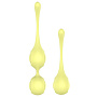 Набор желтых вагинальных шариков Lemon Squeeze