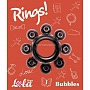 Чёрное эрекционное кольцо Rings Bubbles