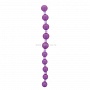 Фиолетовая анальная цепочка - 31,8 см.